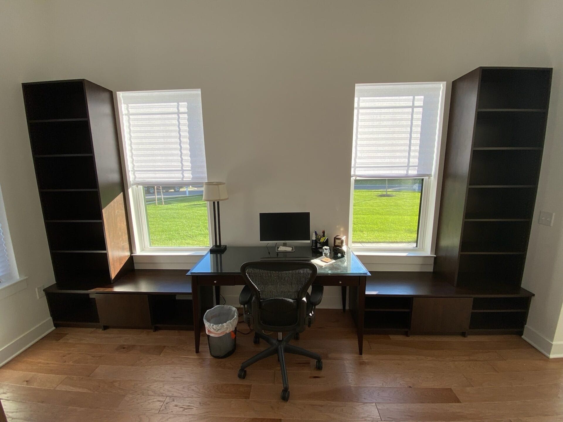 Home office desk bookcases Jamison, installed by Closets For Less