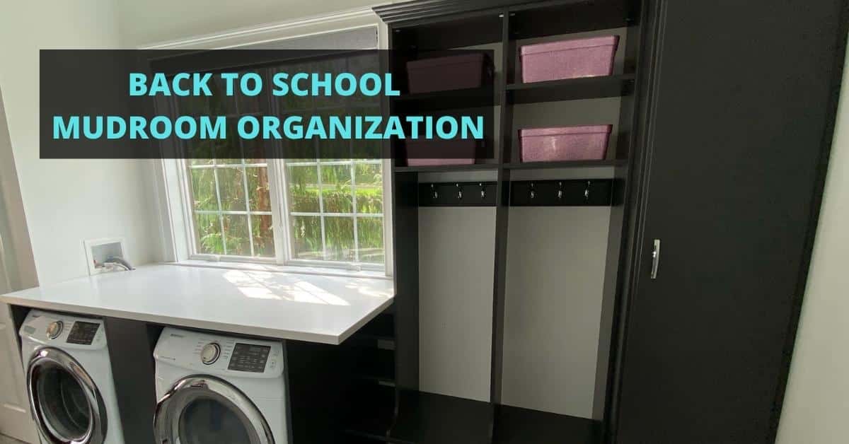 Backpack Storage Idea to Clear the Clutter, Back to School Organization