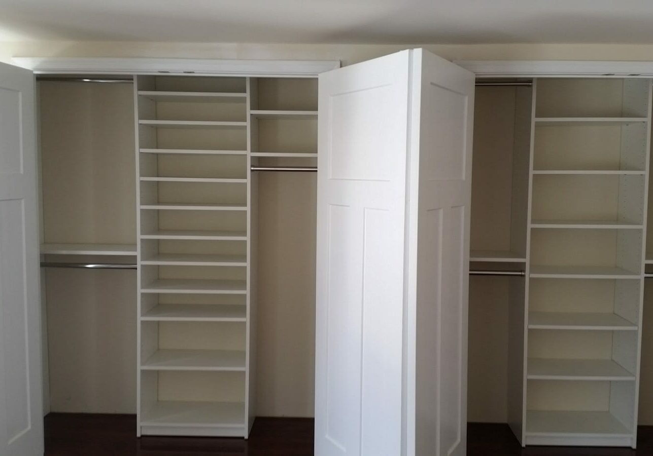 side by side reach in custom closets